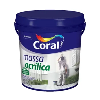 Pré Pintura Massa Acrílica Branco 5,7kg Coral